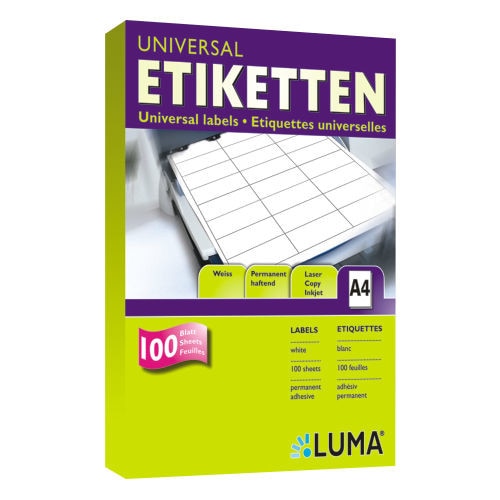 Etichete autoadezive LU12/A4, 100 coli A4/cutie- MAYSPIES LUMA