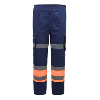 Pantaloni de lucru Reflex, Bleumarin/Oranj, marime 42 (S) Pantaloni de lucru Reflex, Bleumarin/Oranj, marime 42 (S)