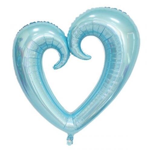 Balon Inima Cu Gaura, Bleu