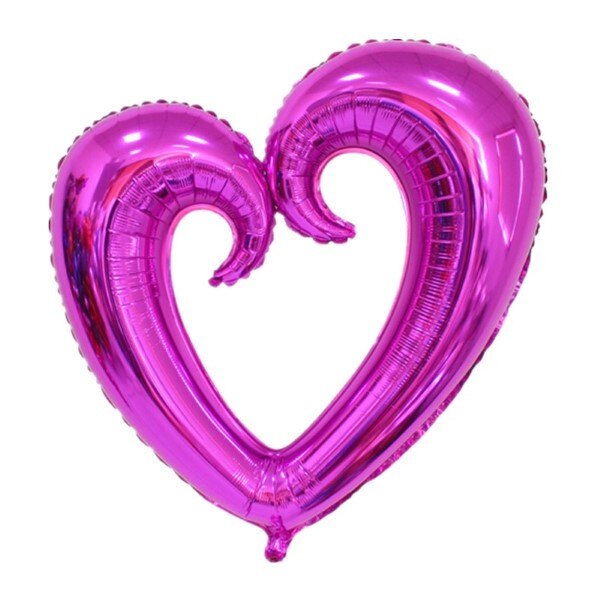 Balon Inima Mare Cu Gaura, Mov