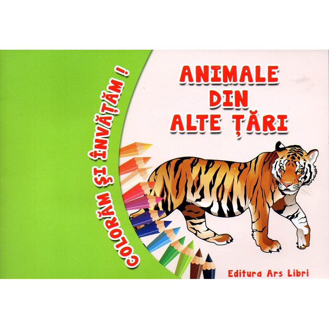Coloram si invatam - Animale din alte tari