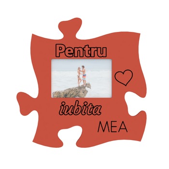 Rama foto tip puzzle, de perete, personalizata  Rama foto tip puzzle, de perete, personalizata