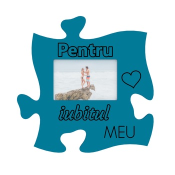 Rama foto tip puzzle, de perete, personalizata  Rama foto tip puzzle, de perete, personalizata