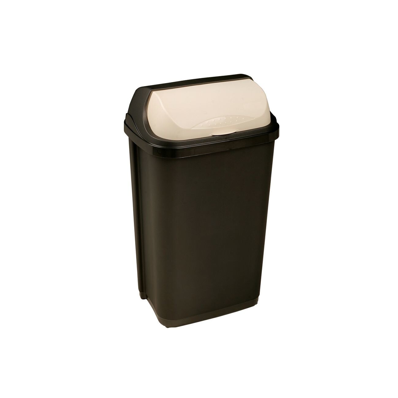 Cos gunoi cu capac glisant, 50 litri, antracit