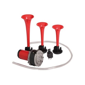 Claxon auto cu 3 pipe 12 V Claxon auto cu 3 pipe 12 V