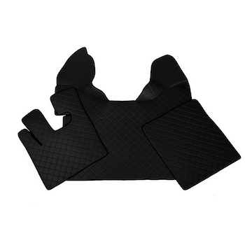 Set covorase/presuri F-CORE, DAF XF Euro 6, cutie automata, piele ecologica, culoare negru, an fabricatie 2013-2017 Set covorase/presuri F-CORE, DAF XF Euro 6, cutie automata, piele ecologica, culoare negru, an fabricatie 2013-2017
