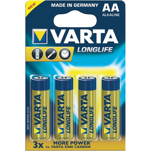 Set VARTA 4 Baterii tip AA Longlife