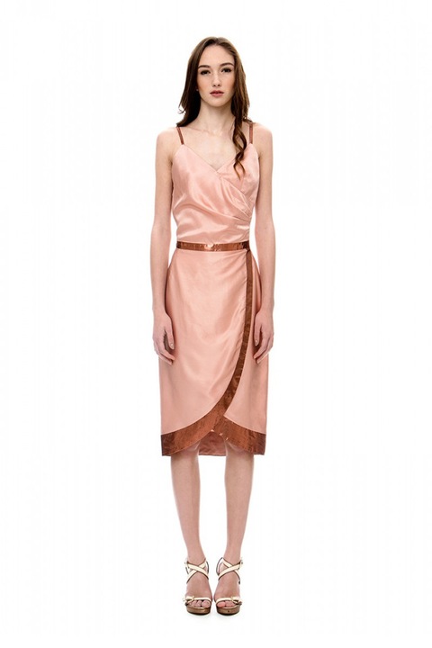 Annaeva,Púderszínű ruha, S