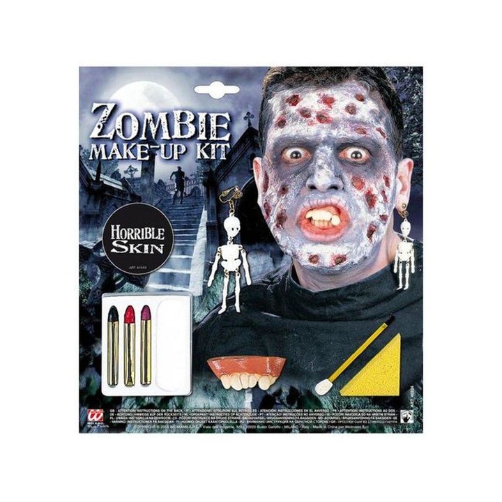 Zombi smink készlet kiegészítőkkel