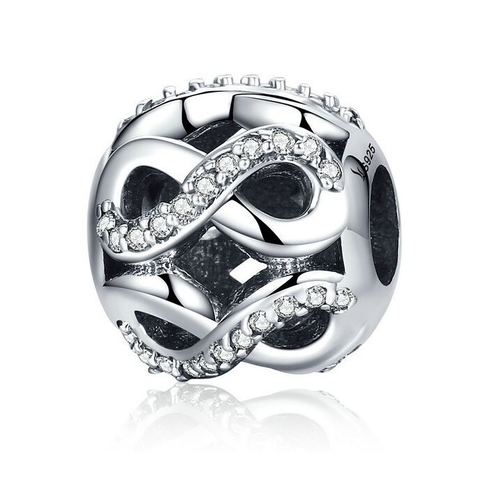 Talisman din argint cu Simbol Infinit