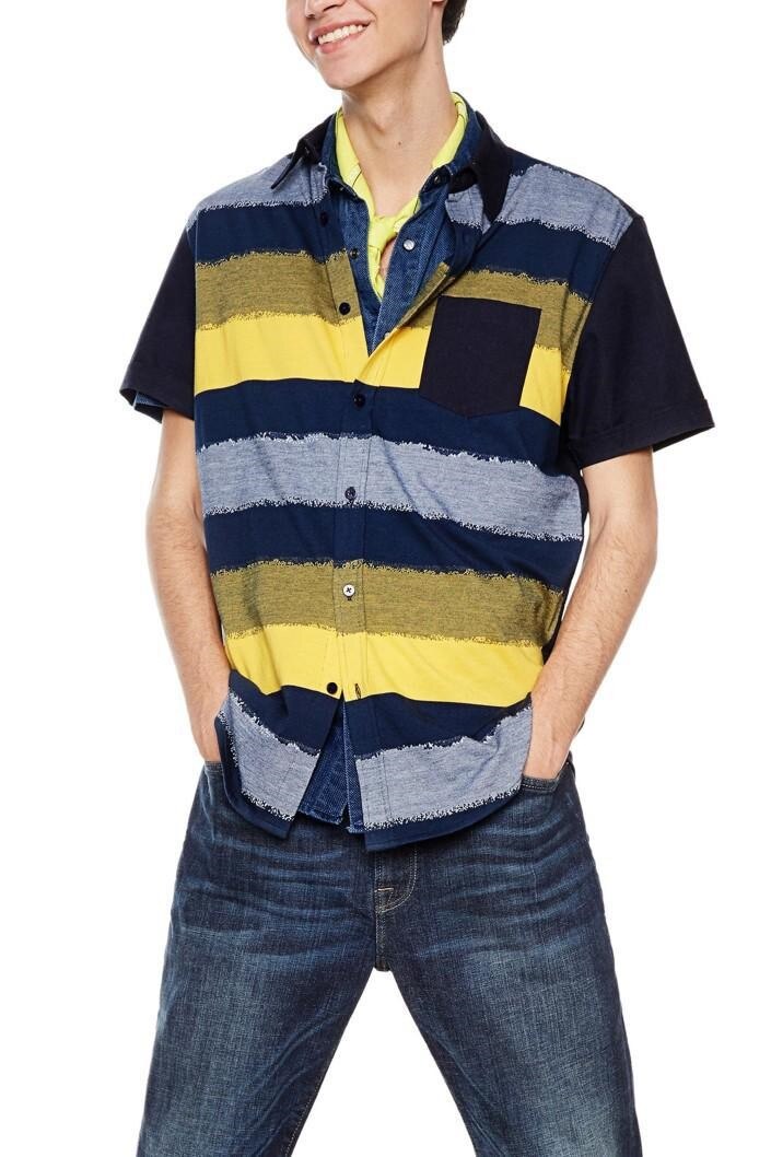 Tricou polo, barbati, cu dungi, Gelio, Marimea S