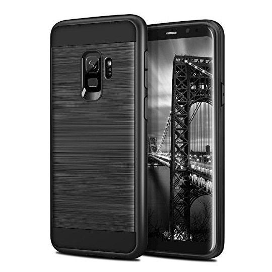 Husa Antisoc Hybrid Brushed Armor Samsung Galaxy S9 Negru