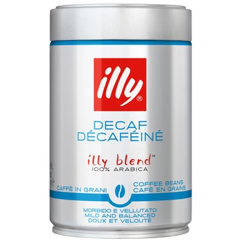 Cafea boabe illy Decofeinizata, 250 gr. Cafea boabe illy Decofeinizata, 250 gr.