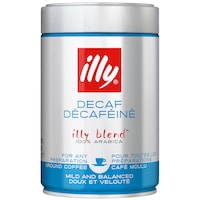 Cafea macinata illy Decofeinizata, 250 gr.