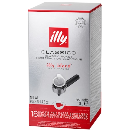 Paduri Cafea illy ESE, 18 buc, 131 gr.