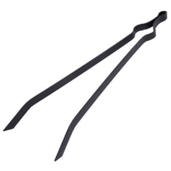 Cleste pentru semineu, metalic, negru, 48 cm Cleste pentru semineu, metalic, negru, 48 cm