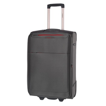 Troler Cabina, 2 Roti, DIPLOMAT, ZC 6039 - 53 cm, Gri Troler Cabina, 2 Roti, DIPLOMAT, ZC 6039 - 53 cm, Gri