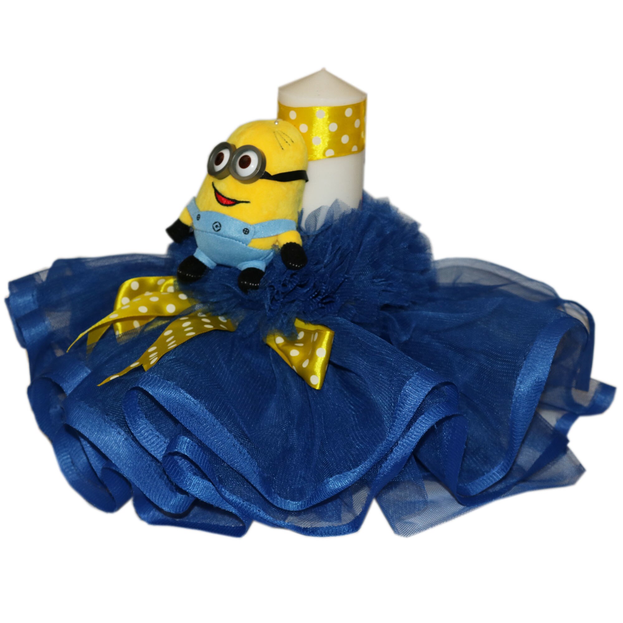 Lumanare pentru botez, albastru, 30x7 cm, dae2150