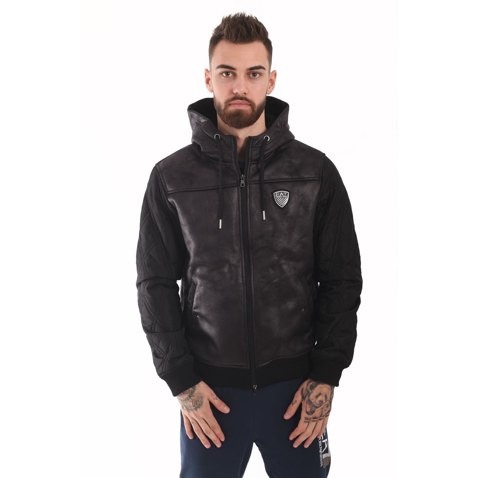 Jacheta Emporio Armani EA7 Mountain M Eco Sheep Jacket Ho 6ZPBA5PN54Z01200 Barbati Negru XL