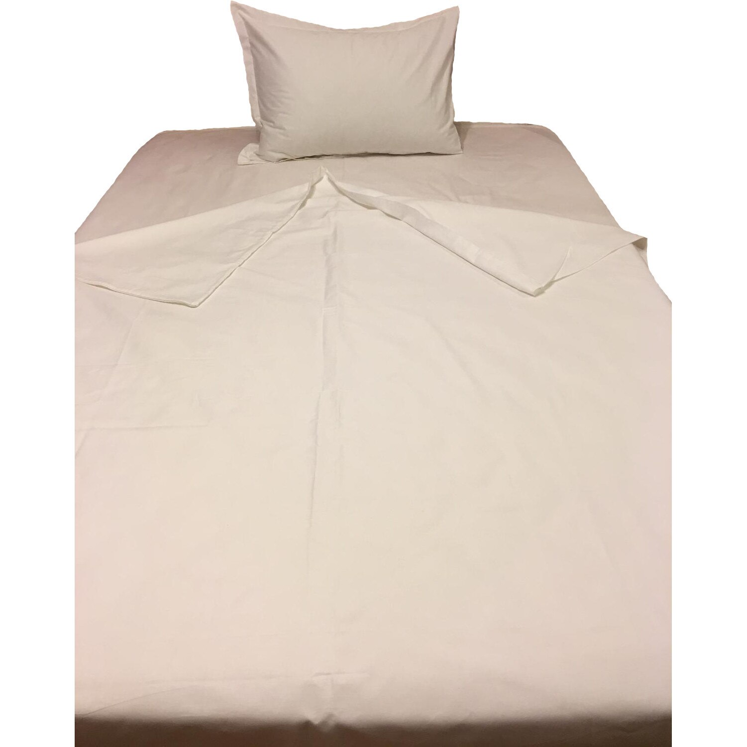 Lenjerie pat single din bumbac ranforce trei(3)piese by Liz Line - SRP33