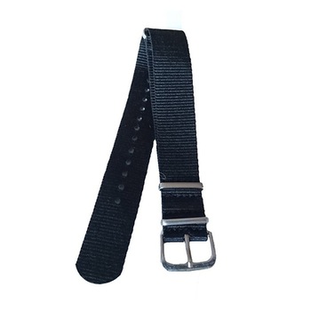 Curea Neagra din Nylon 18 mm Curea Neagra din Nylon 18 mm