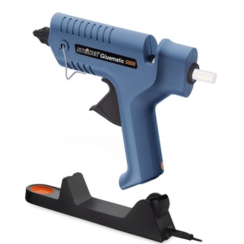 Pistol de lipit Gluematic 5000 Steinel fara fir, mobil, putere 500W 11mm, 220°C, 22g/min, 2 duze, 5 baghete adeziv Ø11mm Pistol de lipit Gluematic 5000 Steinel fara fir, mobil, putere 500W 11mm, 220°C, 22g/min, 2 duze, 5 baghete adeziv Ø11mm