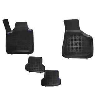 Set 4 Covorase interior cauciuc premium lux Ford Fiesta V MK5 2002 - 2006 Inainte de Facelift Set 4 Covorase interior cauciuc premium lux Ford Fiesta V MK5 2002 - 2006 Inainte de Facelift