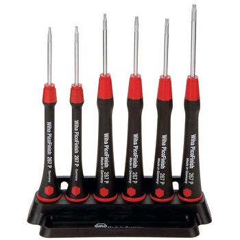 Set surubelnite precizie, WIHA PicoFinish, Torx T4-T9 cu stand, 6 piese Set surubelnite precizie, WIHA PicoFinish, Torx T4-T9 cu stand, 6 piese