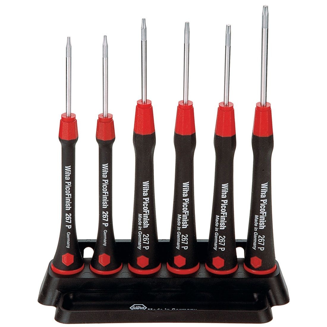Set surubelnite WIHA PicoFinish drepte + PH cu stand, 6 piese