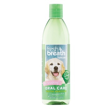 Aditiv apa pentru caini Tropiclean Fresh Breath, respiratie proaspata, Puppy, 473ml Aditiv apa pentru caini Tropiclean Fresh Breath, respiratie proaspata, Puppy, 473ml