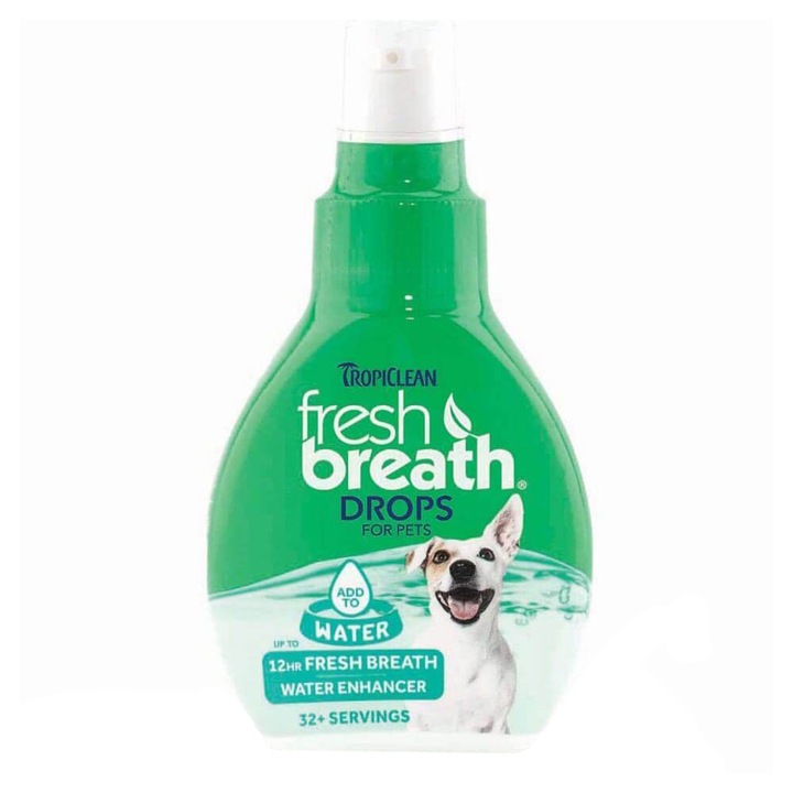 Picaturi pentru respiratie proaspata Tropiclean Fresh Breath, 65ml