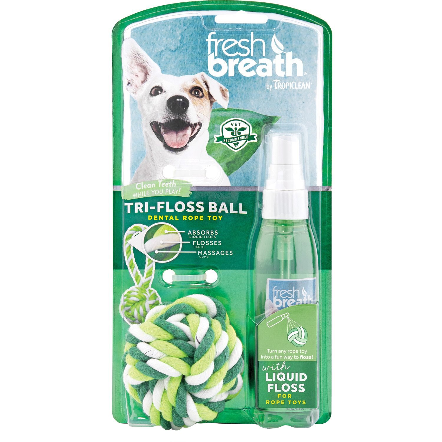Set pentru curatarea dintilor Tropiclean Fresh Breath, 118ml