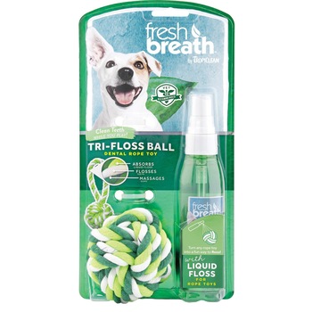 Set pentru curatarea dintilor Tropiclean Fresh Breath, 118ml Set pentru curatarea dintilor Tropiclean Fresh Breath, 118ml
