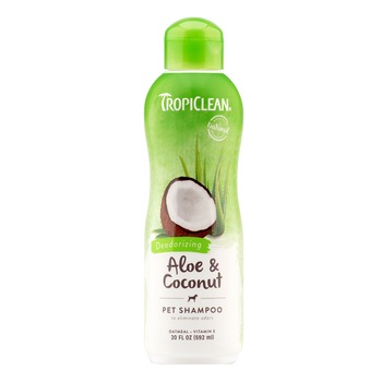 Sampon pentru caini Tropiclean, deodorant, Aloe & Coconut, 592ml Sampon pentru caini Tropiclean, deodorant, Aloe & Coconut, 592ml