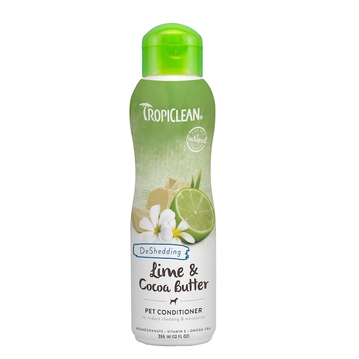 Балсам за кучета Tropiclean Lime & Cocoa Butter Conditioner, 355 мл
