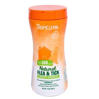 Pudra antiparazitara Tropiclean Flea & Tick, 325g Pudra antiparazitara Tropiclean Flea & Tick, 325g