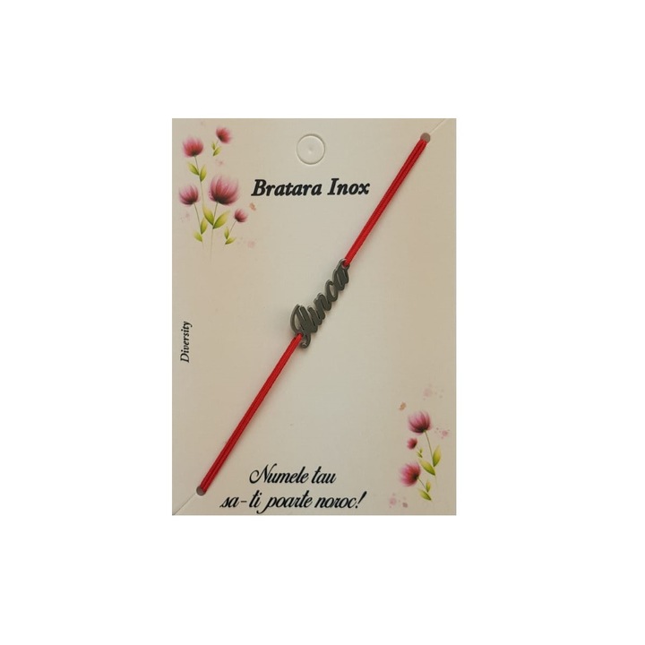 Bratara cu nume Ilinca, inox, Cadouridiversity