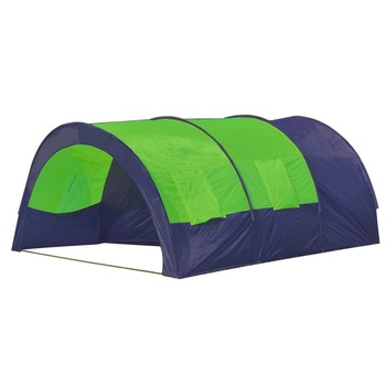 Cort camping 6 persoane, vidaXL, Textil, 480 x 350 x 195 cm, Albastru/Verde Cort camping 6 persoane, vidaXL, Textil, 480 x 350 x 195 cm, Albastru/Verde