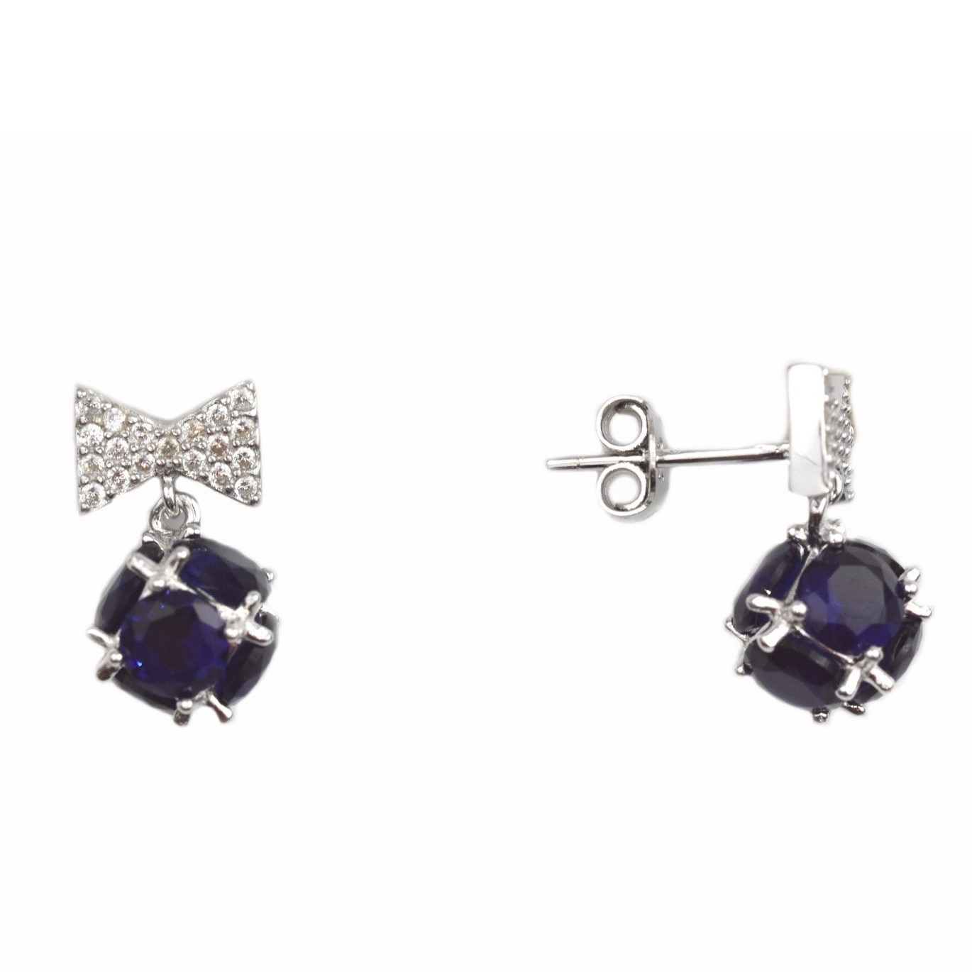 Cercei argint rodiat fundita - DA126