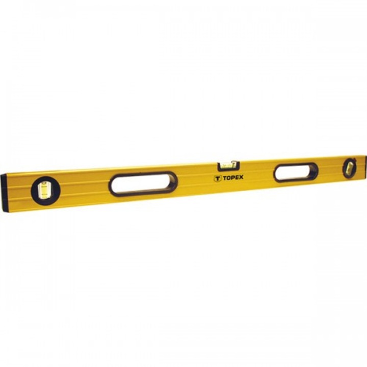 Nivela uz casnic din aluminiu, tip 600, 60cm, 3 bule, Topex 29C602