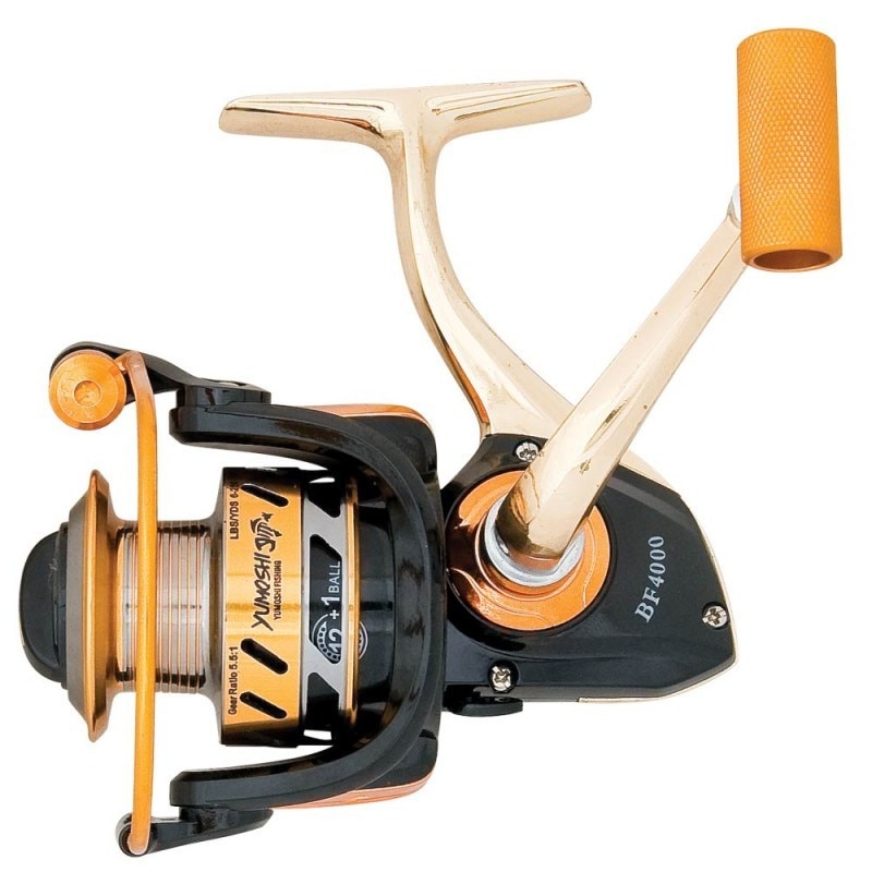 Mulineta match/feeder YUMOSHI BF4000, 5 R, frana fata