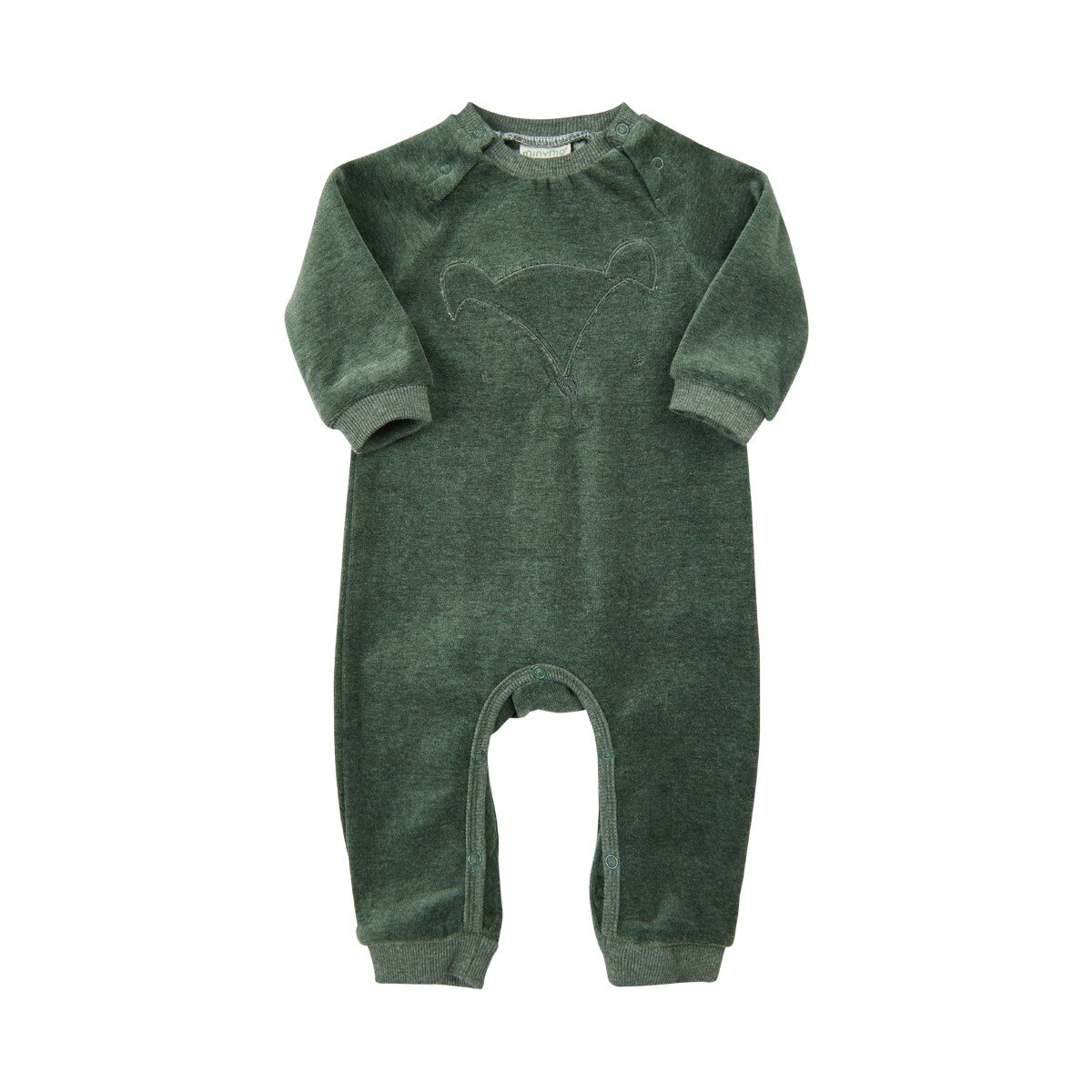 Salopeta cu motiv jacard vulpe, Minymo, Verde, Verde