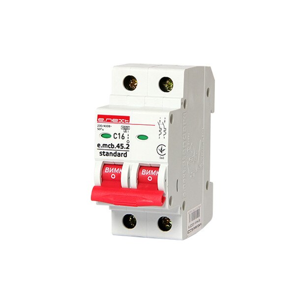 Siguranta automata E-next 2P C16 4.5kA