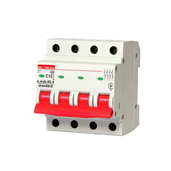 Siguranta automata E-next 4P C10 4.5kA
