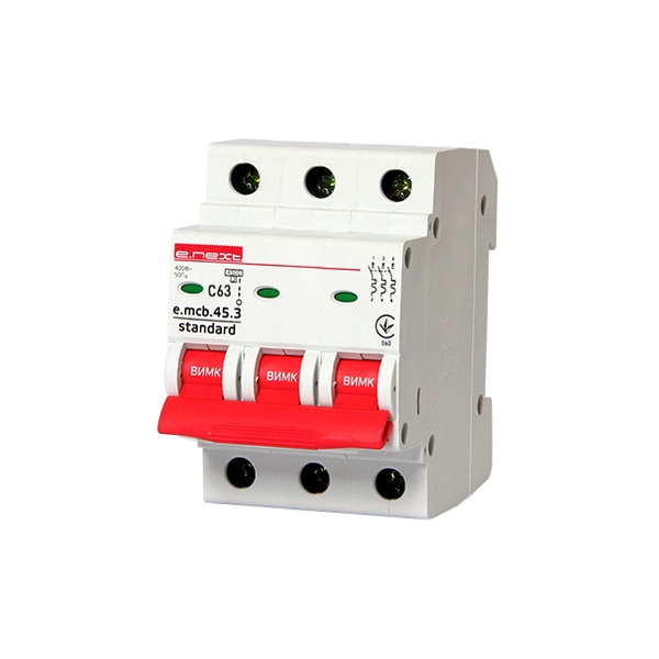 Siguranta automata E-next 3P C63 4.5kA