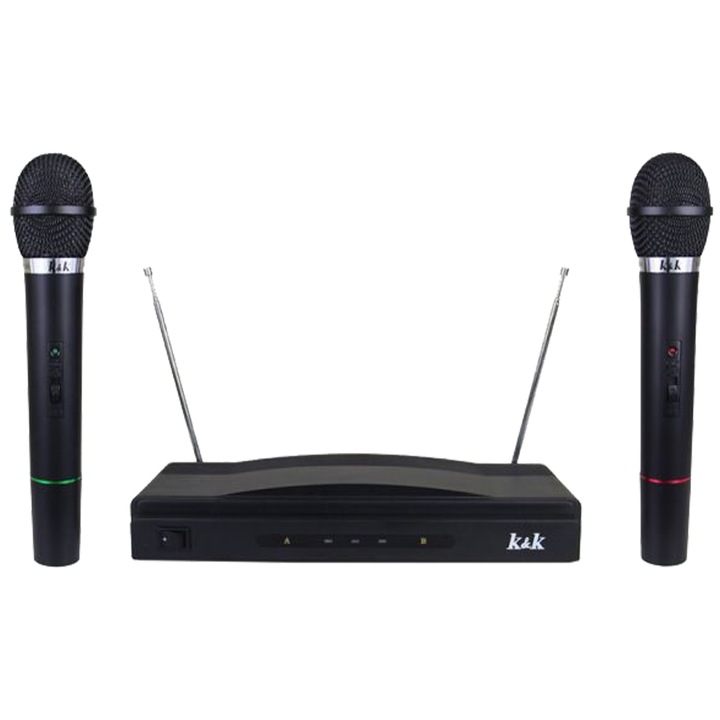 Set microfoane wireless + reciever AT-306