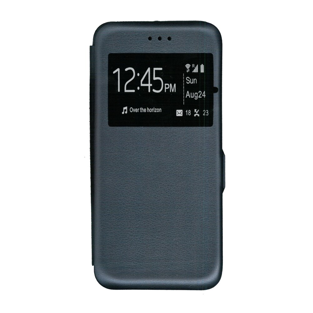 Husa de protectie tip carte, s-view, EuroCELL 360 de grade, pentru iPhone XS Max, albastru
