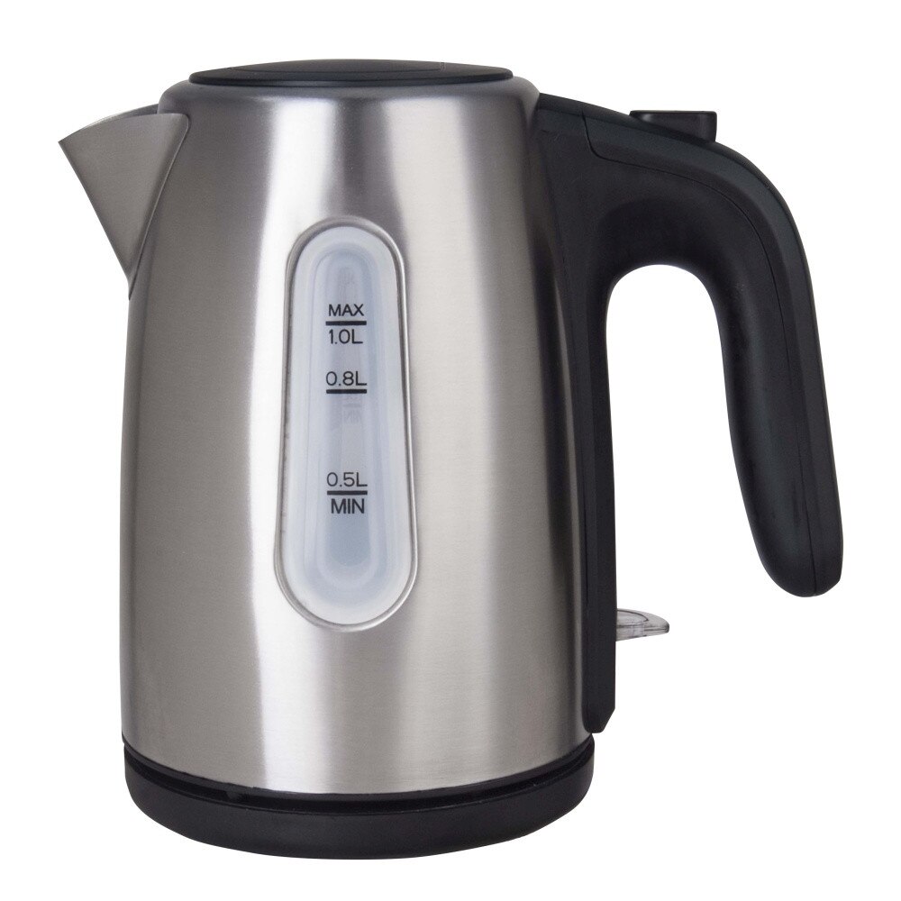 Fierbator Ceainic Electric Adler din Metal, Capacitate 1L, Putere 1630W, Culoare Argintiu