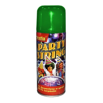 Spray Hestia Confetti Party String 150ml, culoare verde Spray Hestia Confetti Party String 150ml, culoare verde