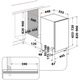 Masina de spalat vase incorporabila Whirlpool WSIC3M27C, 10 seturi, 6 programe, 6th Sense, Clasa E, 45 cm